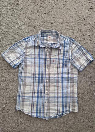 Рубашка levi's, size s,(подойдет на xs), состояние отличное, без дефектов, плечи 41 подмышки 50 длина 65