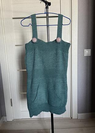 Теплый женский сарафан