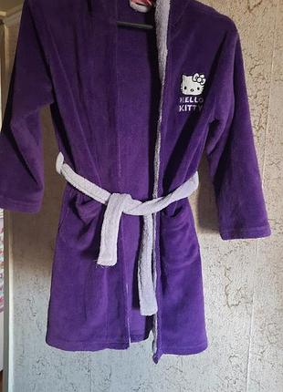 Махровый халат на девочку