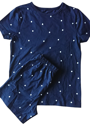 Пижама для девочки для мальчика в горох george