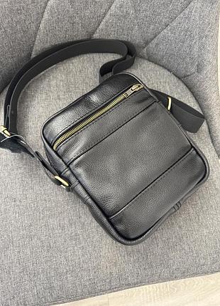 Сумка шкіряна чоловіча кожаная мужская сумка