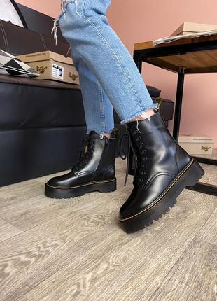 Ботинки dr. martens jadon black черевики
