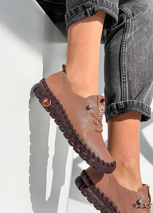 Жіночі базові універсальні кросівки кеди мокасини з натуральної шкіри шкіряні мокасини кеди