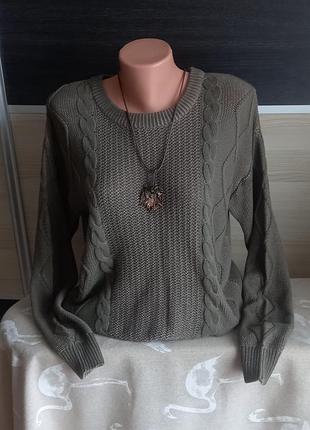 Стильный вязанный джемпер pink woman (греция)