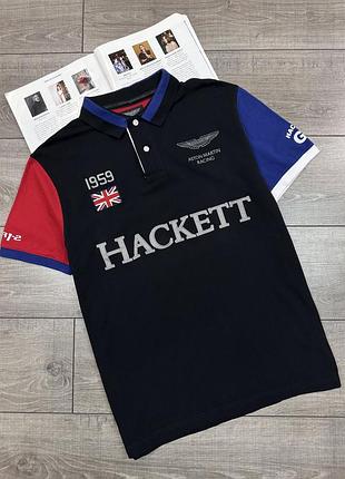 Оригінальна крута футболка поло aston martin racing by hackett