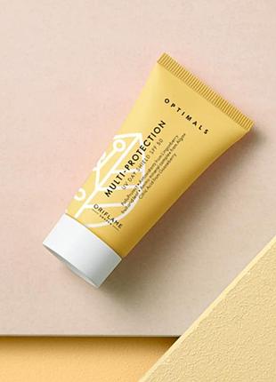 Мультифункциональный защитный крем для лица optimals spf 50