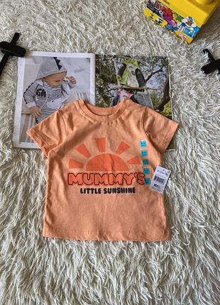 Футболка на 9-12 місяців