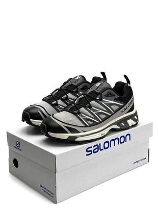 Чоловічі кросівки salomon xt-6 expanse grey white