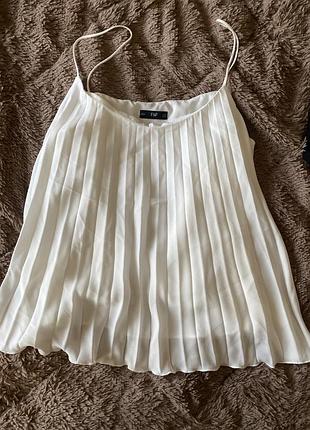 Майка плиссе fendi