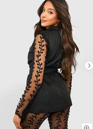 Жакет з кружевом новий