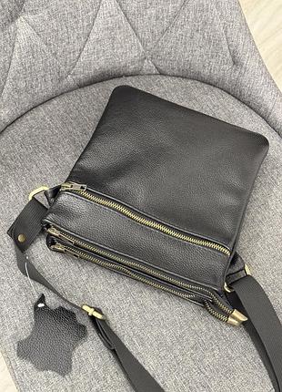 Сумка шкіряна чоловіча кожаная мужская сумка