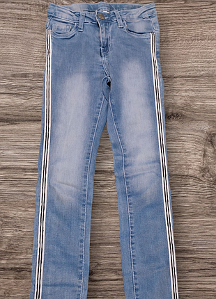 Стильные джинсы для девочки, размер 134