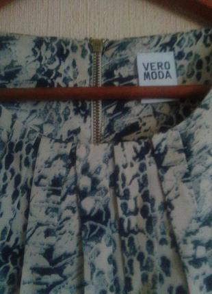 Фирменная итальянская блуза блузка в  звериный принт от vero moda2 фото