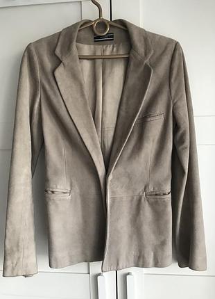 Жакет блейзер піджак замшевий joseph