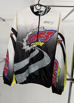 Vtg рідкісна вінтажна верхня джерсі для екстремальних перегонів of3 для велосипедного спорту