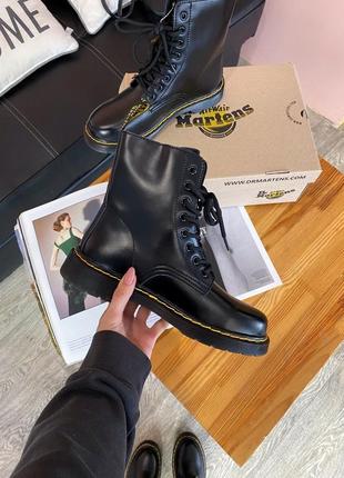 Ботинки 
dr. martens classic black черевики10 фото