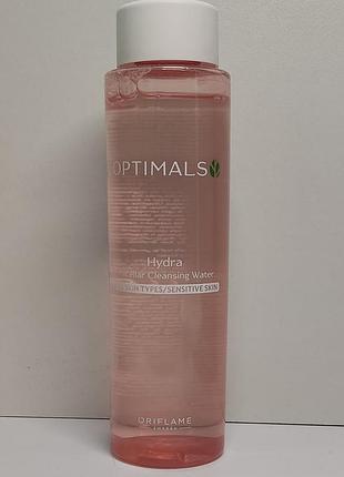 Очищающая мицеллярная вода oriflame optimals hydra