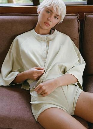 Футболка оверсайз топ, кроп топ zara футболка трикотаж овер