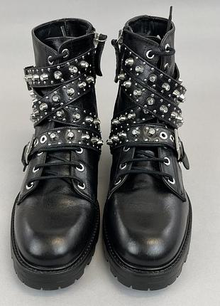 Ботинки кожаные zara