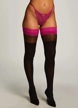 Панчохи на силіконі від hunkemoller.