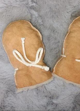 Детские варежки варежки из овечьей кожи перчатки 🧤 варежки