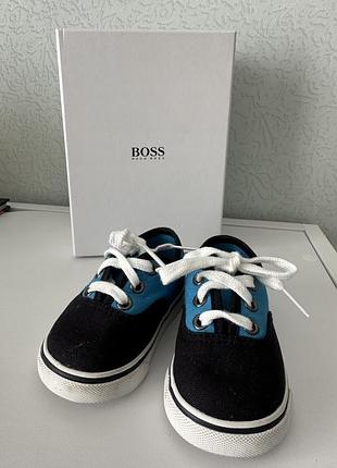 Детские кеды для мальчика boss. оригинал
