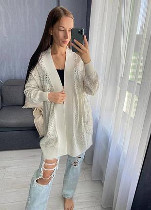Вязаный кардиган reserved7 фото