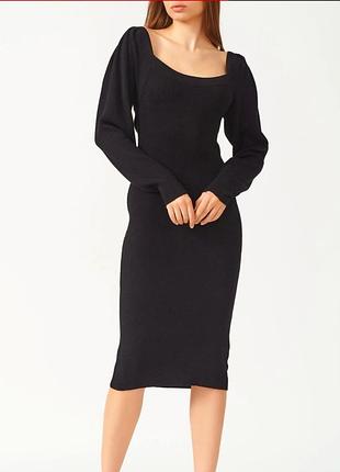 Сукня  в рубчик якісний трикотаж