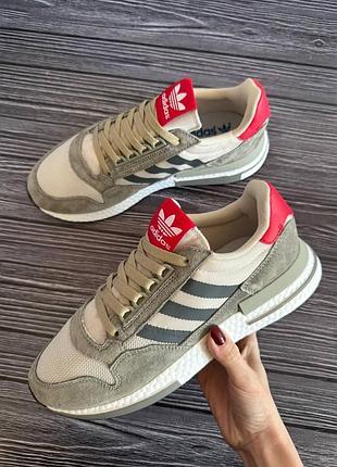 🔥sale! кроссовки adidas zx 500 rm grey four