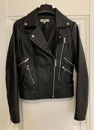 Morgan косухая кожаная куртка натуральная кожа. оригинал