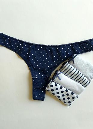 Стрінги бавовна поштучно primark