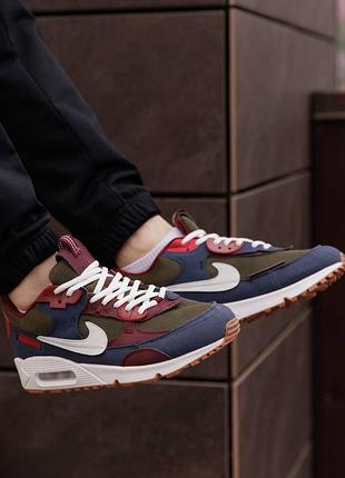 Кроссовки мужские, nike air max 90 future blue bordo