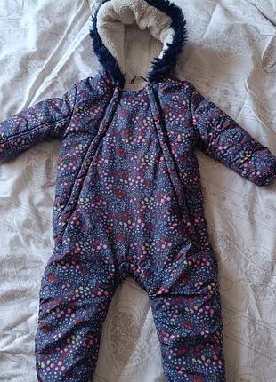 Осенний комбинезон на девочку 12-18 мес.