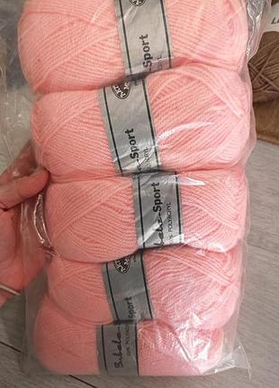 Пряжа сток. рожева пряжа