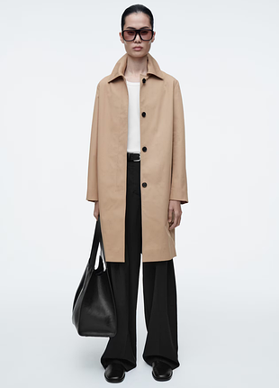 Бавовняне пальто оверсайз cos 1272659001