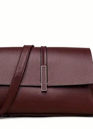 Сумочка женска цвет бордовый