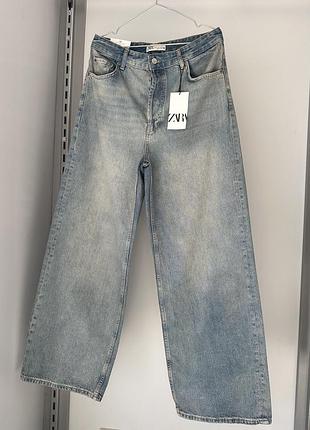 Джинсы женские zara, палаццо, wide leg, новые,размер 40