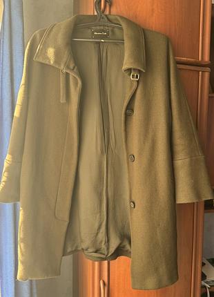 Базове красиве шерстяне пальто massimo dutti