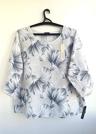Блуза р.m-l roman (англия) летнее бохо оверсайз, замеры