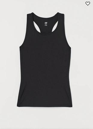 Базовая майка h&amp;m sport s-m размера
