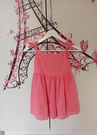 Летнее платье на 4-5 лет.
