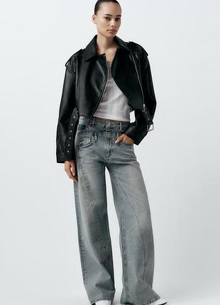 Укороченная косуха от zara