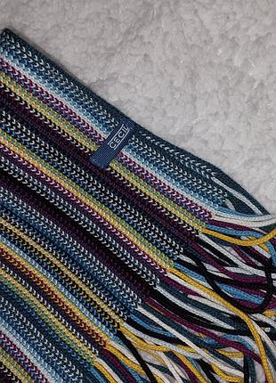 Кольоровий теплий шарф