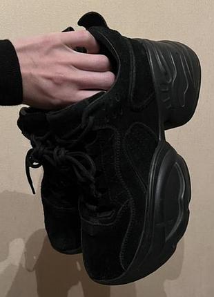 Кроссовки замш замшевые стильные натуральные