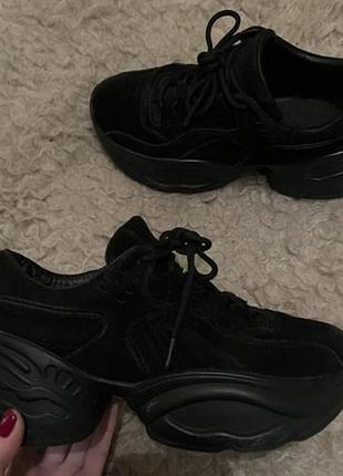 Кроссовки замш замшевые стильные натуральные