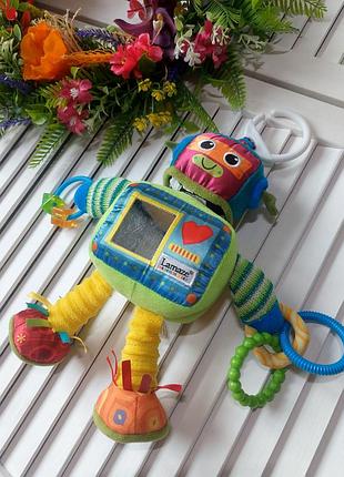 Мягкая развивающая игрушка-подвеска lamaze робот расти