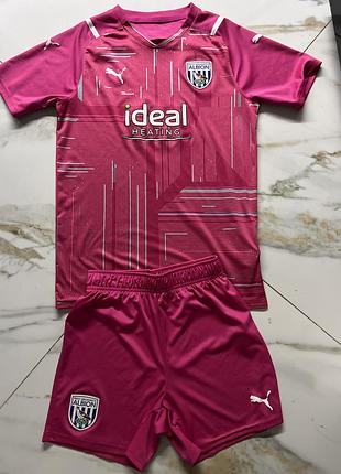 Футбольная форма 24/25 west bromwich albion pink kids kit