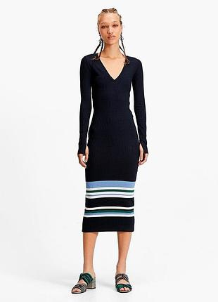 Stradivarius плаття довге в смужку