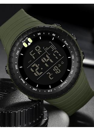 Мужские водостойкие тактические часы sanda bike green