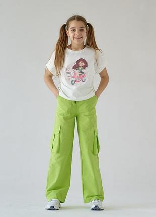 Брюки карго
тканина «парашутна »